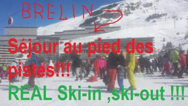 Studio Les Menuires Brelin 생마르탱 드 벨빌 외부 사진